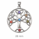 COLGANTE PLATA CHAKRA ARBOL